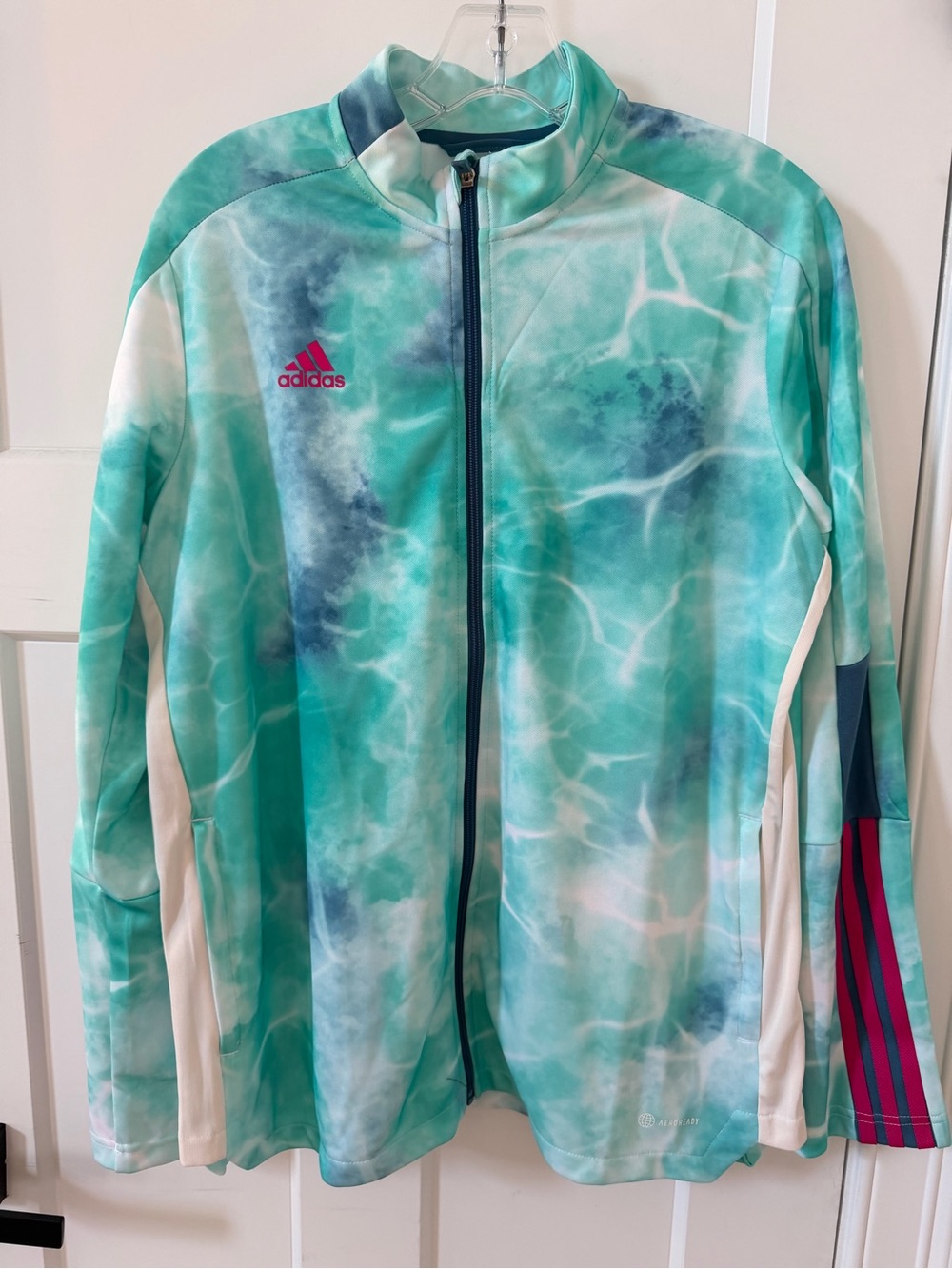 adidas Women’s Aqua Tie-Dye Jacket